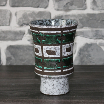 Strehla VEB Vase / 1234 / 1960-1970er Jahre / EGP East German Pottery / Keramik DDR